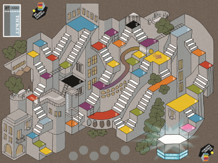 Plateau de jeu Des marches majeur(e)s